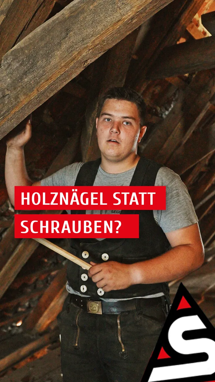 Reel-Cover über historische Holznägel an der Kolvenburg